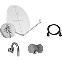 Tecatel K80C1LS - Kit parabólica 80 cm- Soporte y LNB Universal (K80C1LS)